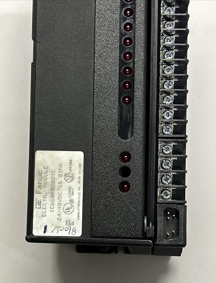 Used GE FANUC,IC660EBD021,GENIUS MODULE ELECTRIC MODULE REFURBISHED