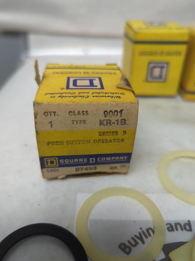 SQUARE D,9001 KR-1B,BLACK FULL GUARD SWITCH LOT OF 3 NOS