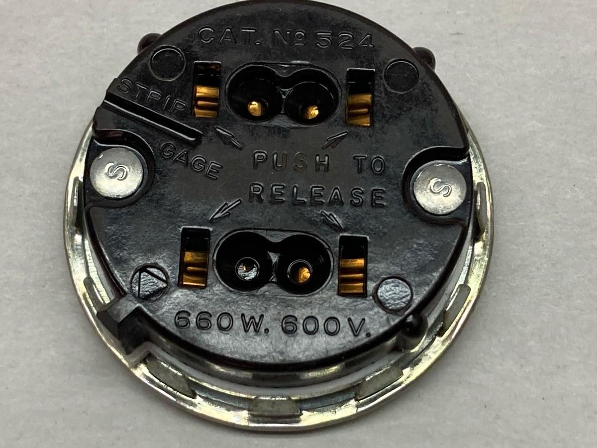 Used Leviton,A-8-DD-013-00C,Fluorescent Lamp Holder