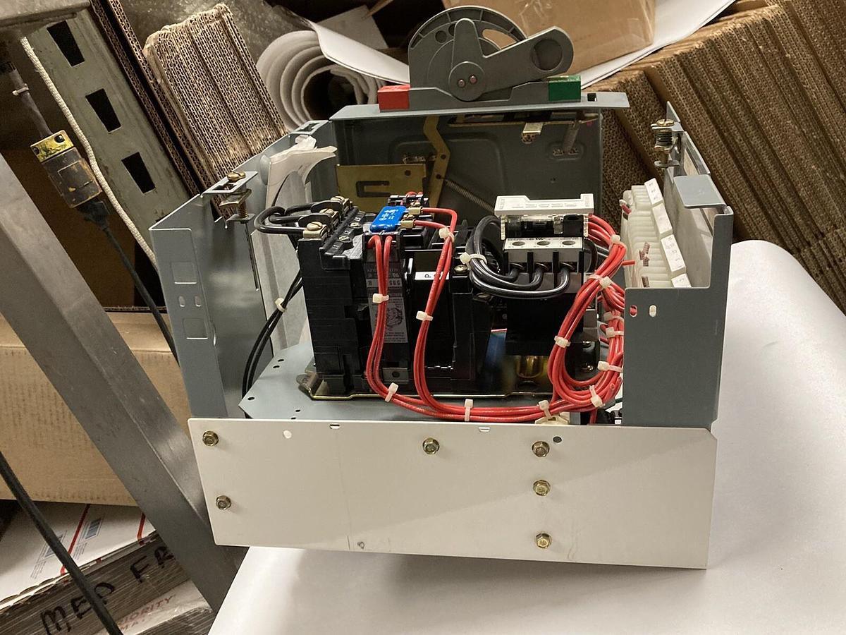 Used Allen-Bradley,2100 2113,Size 1 MCC 12 INCH Starter Feeder Bucket  3 Amp Breaker