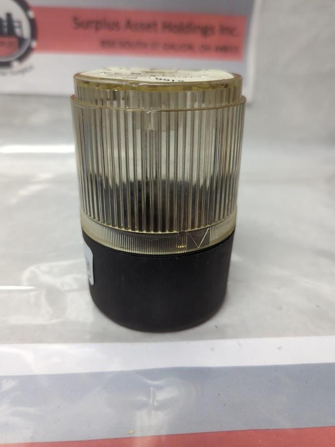 Used TELEMECANIQUE,XVA-LC3,CLEAR STACK LIGHT 7W 240V WITH BASE NO LAMP PRE-OWNED