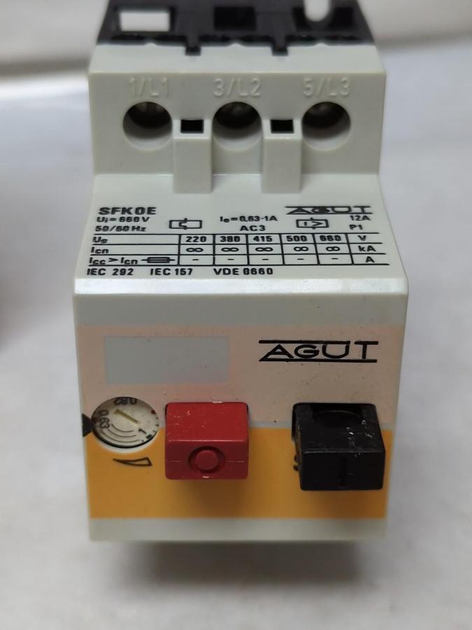 AGUT,SFKOE,MOTOR CONTACTOR SWITCH 0.63-1A NOS