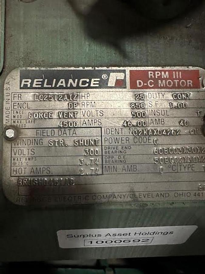 Used Reliance 25 LC2512ATZ