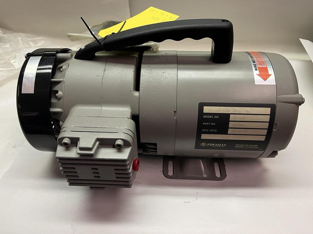 THOMAS,160866,GH5VB VACUUM PUMP 27.5 HG 1/2HP 3PH