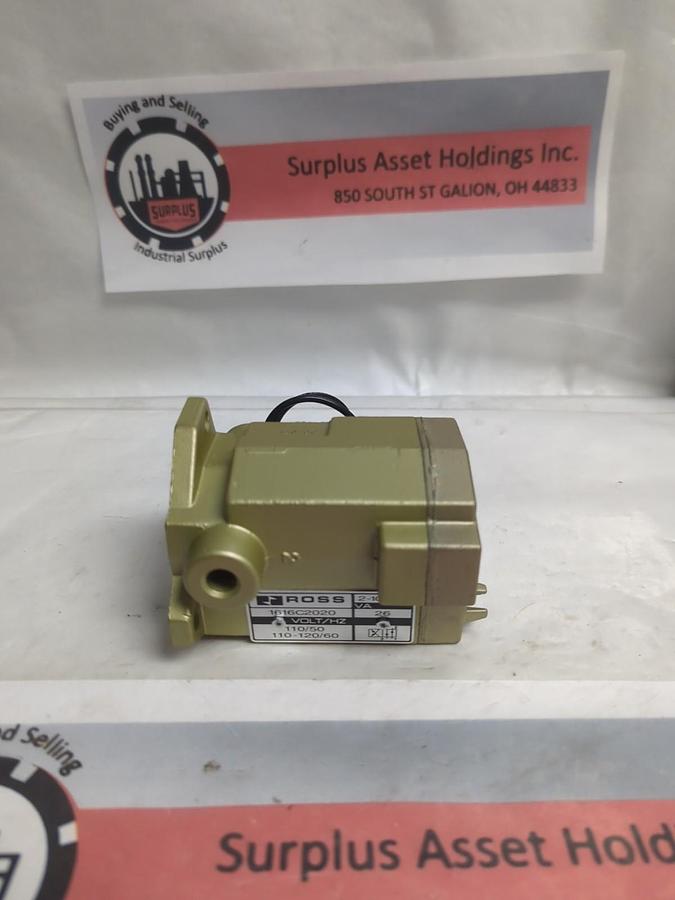ROSS,1616C2020,SOLENOID PILOT VALVE 110/50 110-120/60 NOS