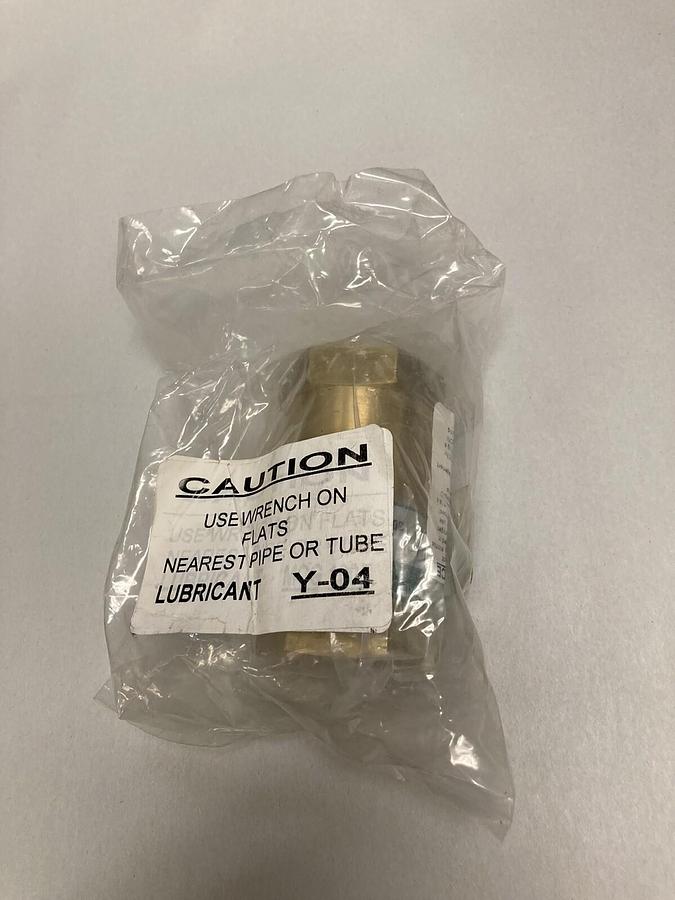 Used Circle Seal Controls,N232B-6PP,Brass Check Valve 3000psi