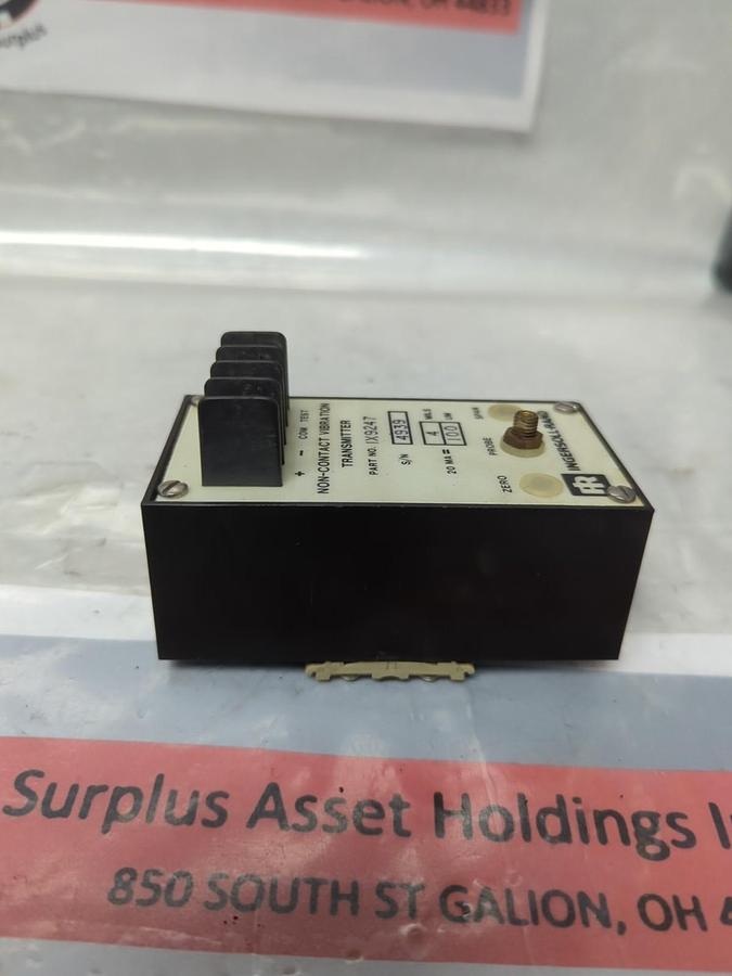 Used INGERSOL-RAND,IX9247,NON-CONTACT VIBRATION TRANSMITTER 4 MILS 100uM PRE-OWNED