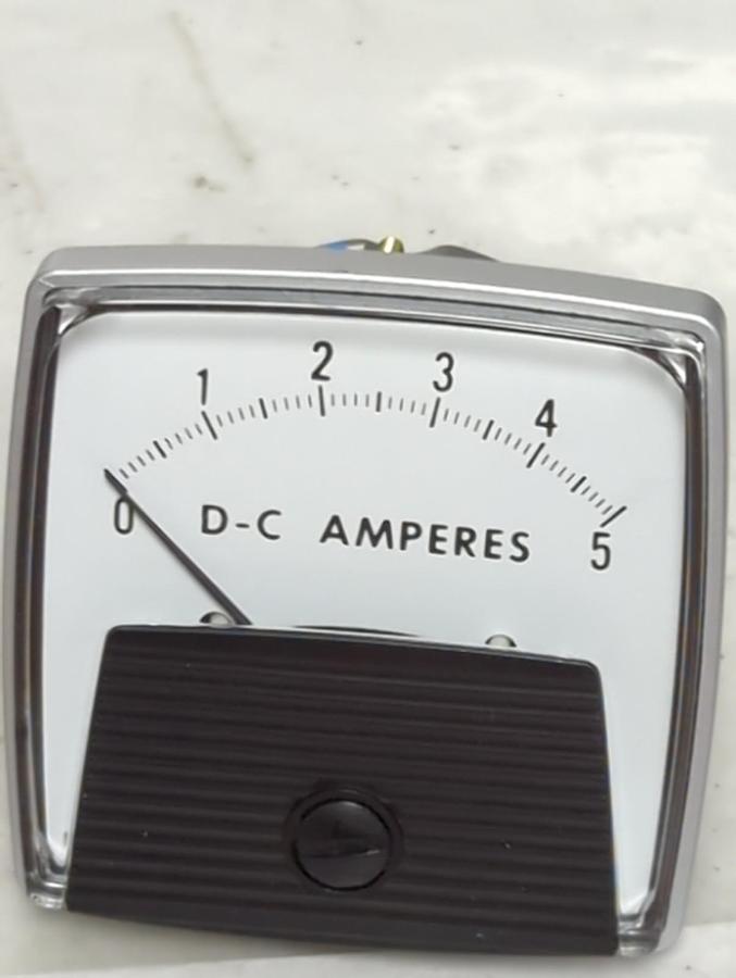 GE,50-250200LSLS,PANEL METER 0-5A DC NOS