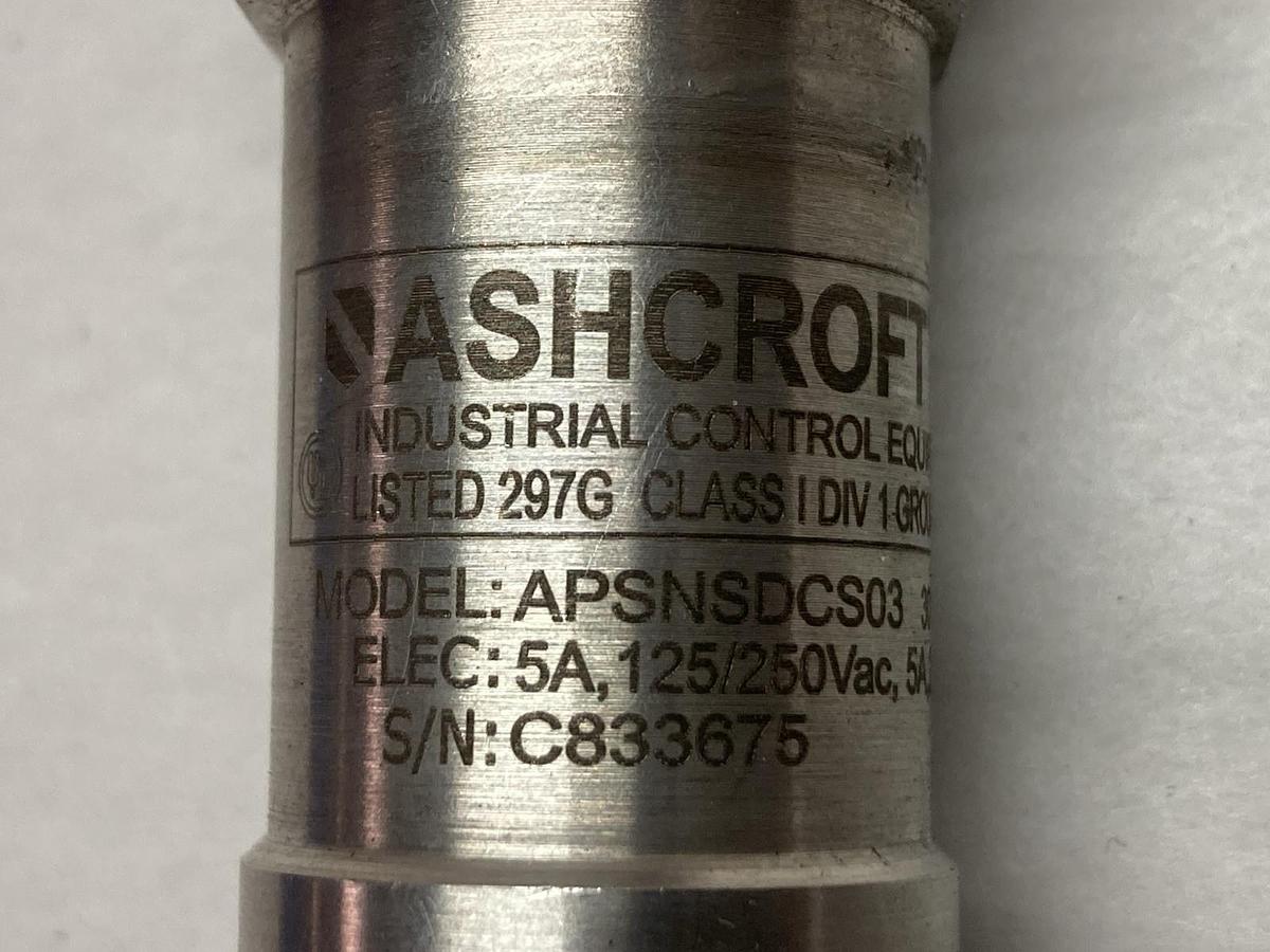 Ashcroft,APSNSDCS03,Pressure Transmitter