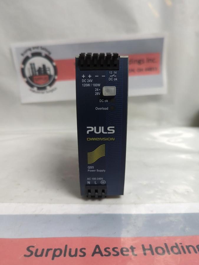 Used PULS,QS5.241,POWER SUPPLY 120-240VAC PRE-OWNED