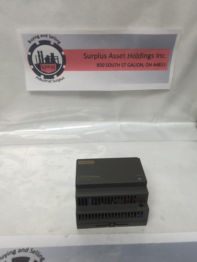 Used SIEMENS,6EP1332-1SH52,LOGO!POWER IN:AC 100-240V/OUT:DC 24V/4A POWER SUPPLY