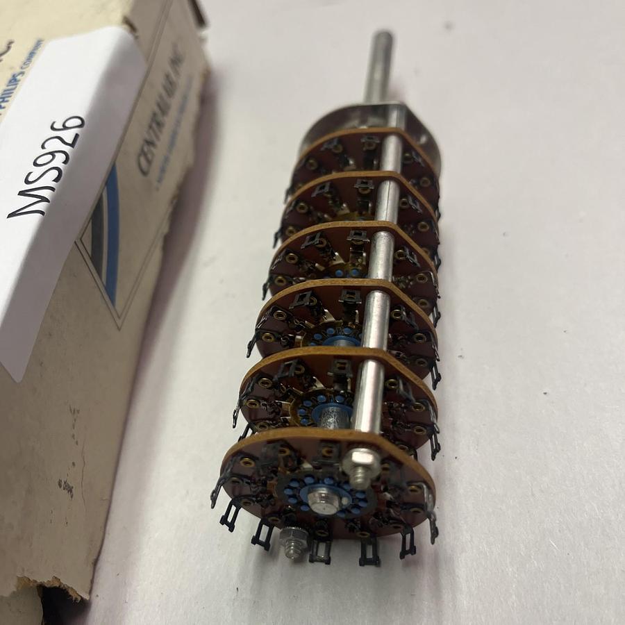 CENTRALAB,PA-1023,MINIATURE ROTARY SWITCH 6 POLE 11 POS