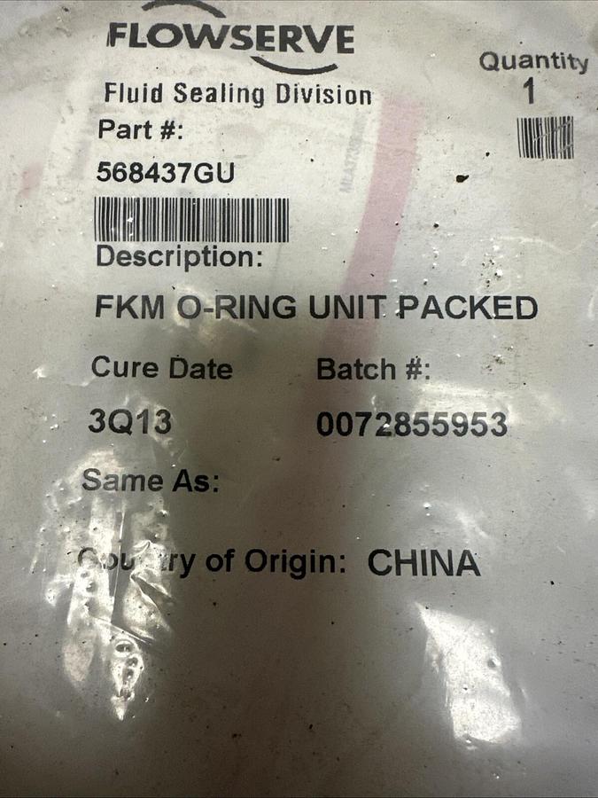 Flowserve,568437GU,FKM O-Ring Unit