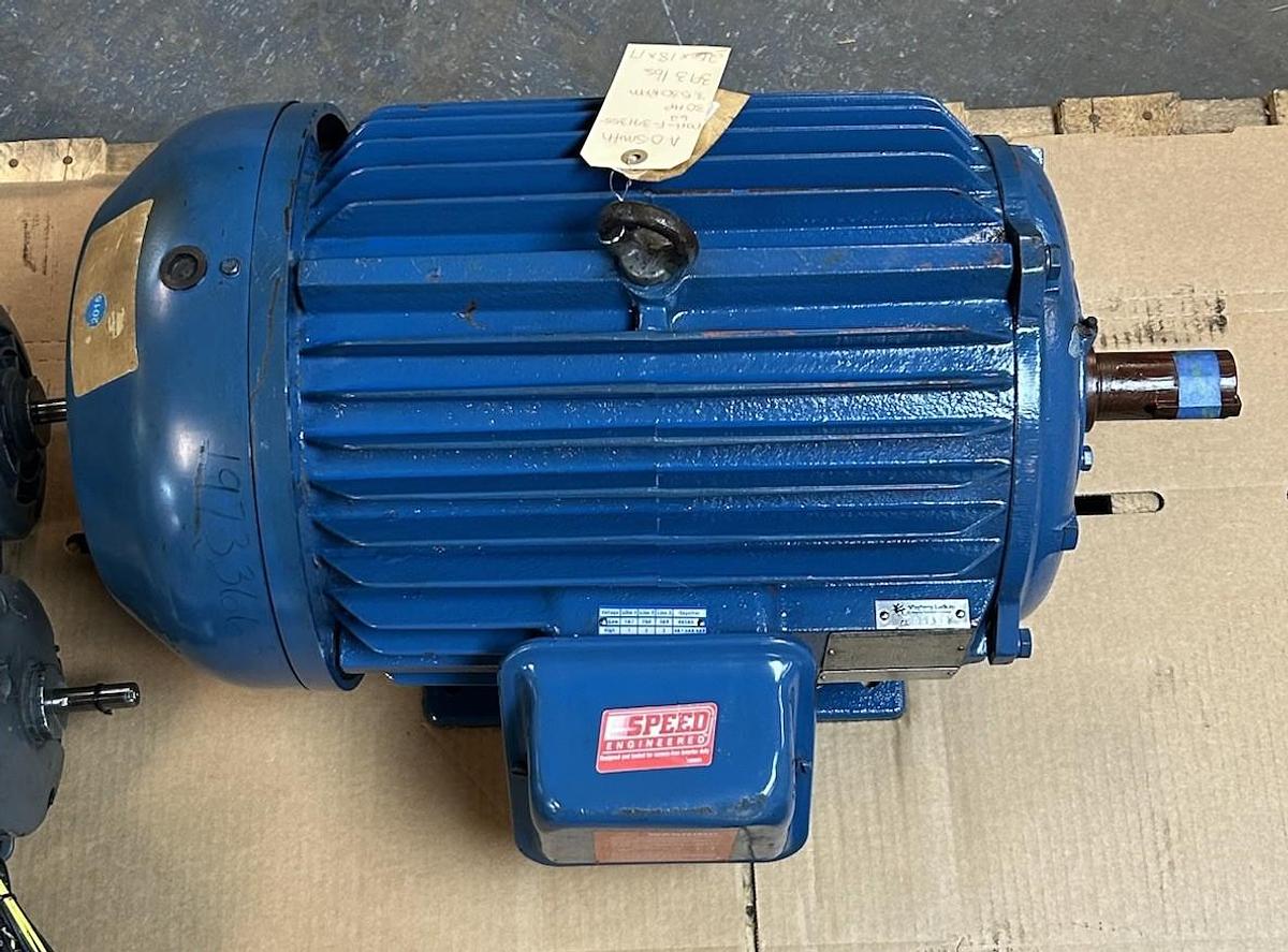 Used AO SMITH,F-391355-62,MOTOR 30HP 3530RPM 230/460V 286TS FRAME