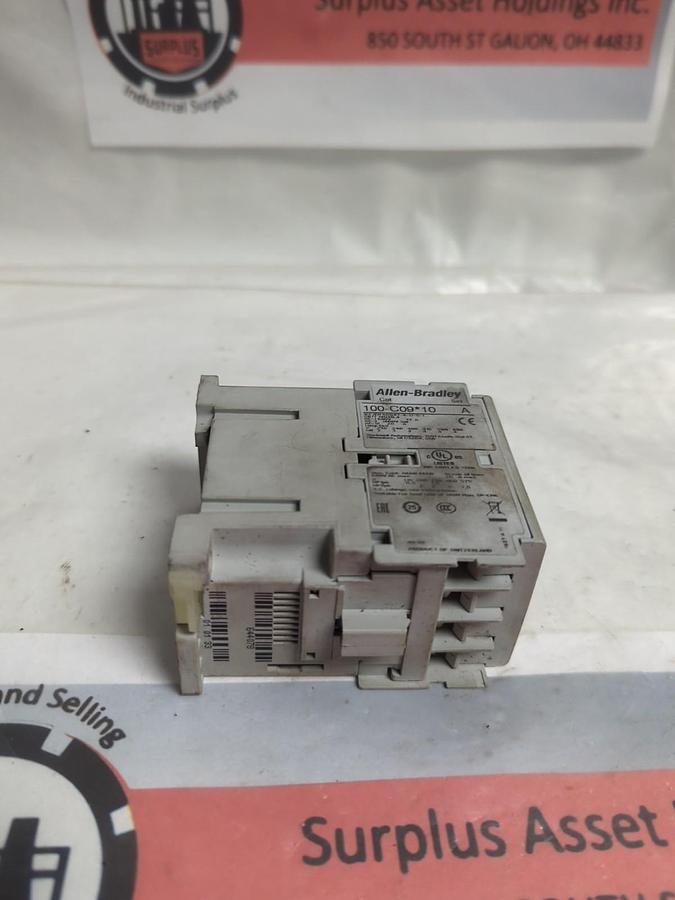Used ALLEN BRADLEY,100-C09*10,CONTACTOR PRE-OWNED