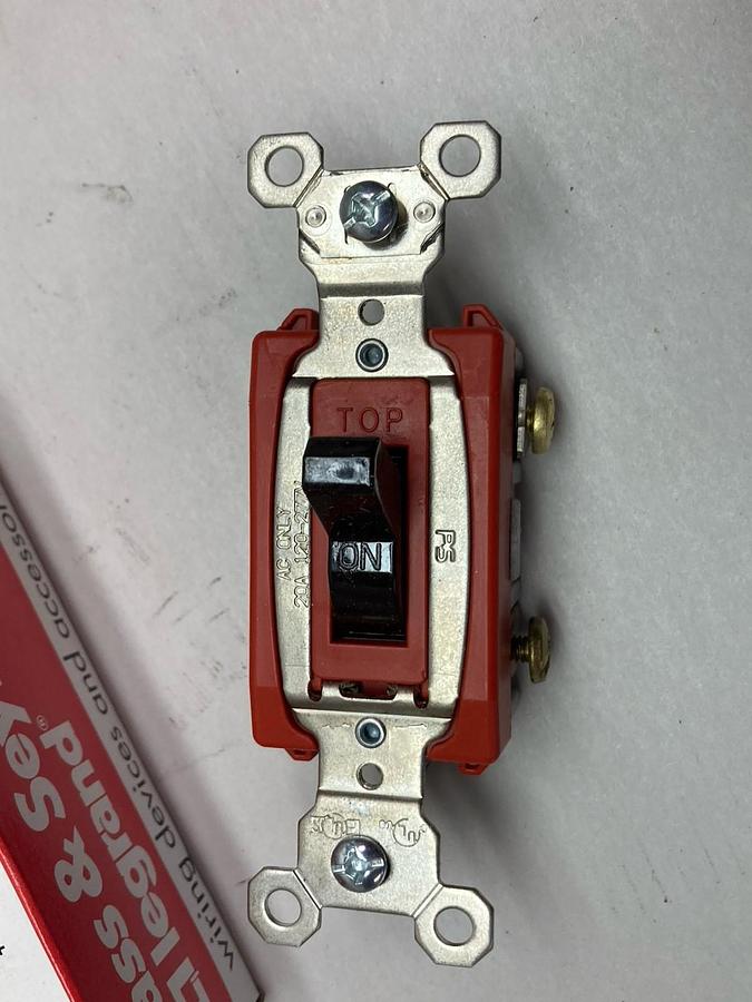 Pass & Seymour,PS20AC1,Single Pole Switch 20A 120/277Vac Rev C