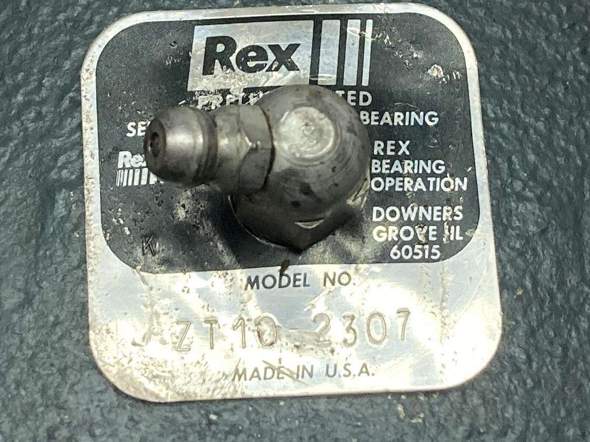 Used Rex,ZT10-2307,Take-Up Bearing