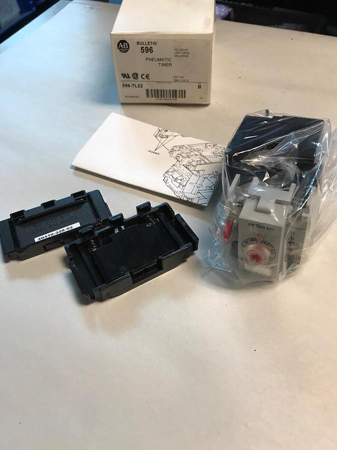 Used Allen Bradley,596-TL32,Series B Pneumatic Timer