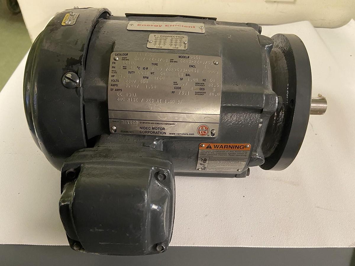 US Motors,X1E2BCR,1Hp Hazardous Motor 1760RPM 230/460V Frame 143TC