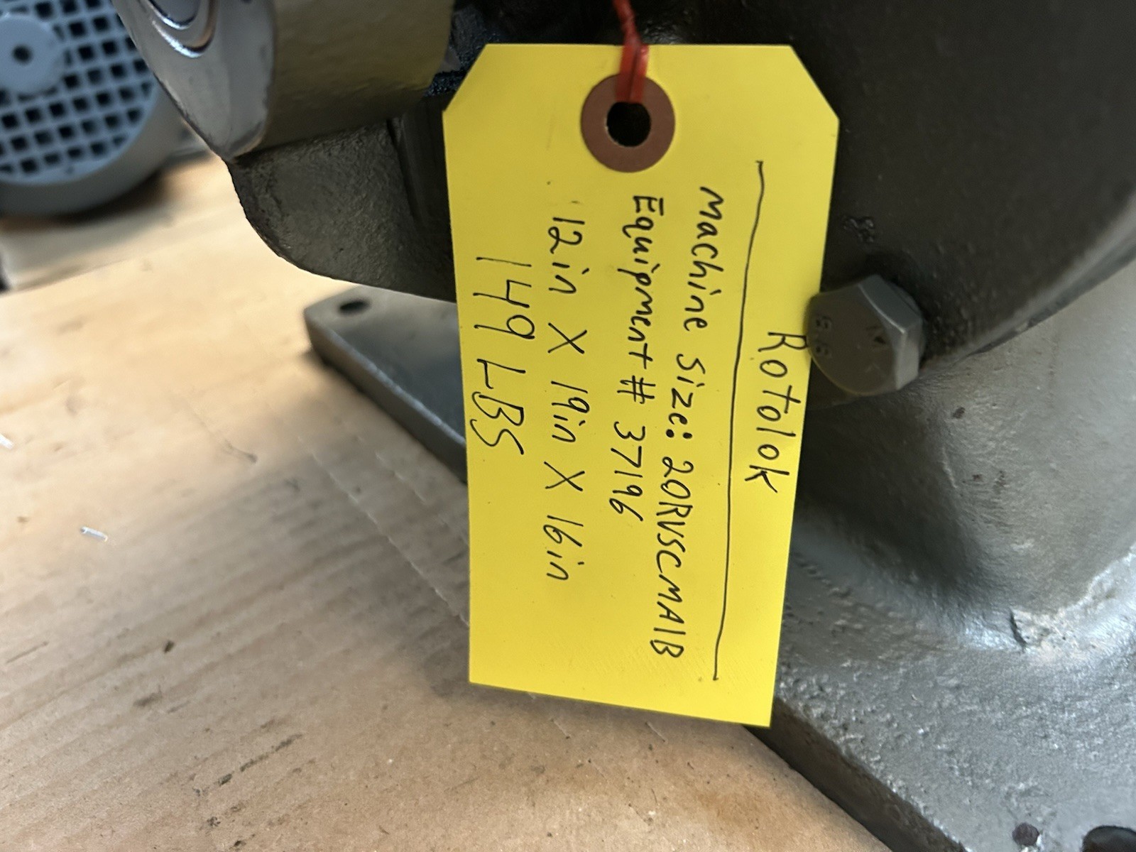 Used ROTOLOK,20RVSCMA1B,ROTARY AIRLOCK VALVE
