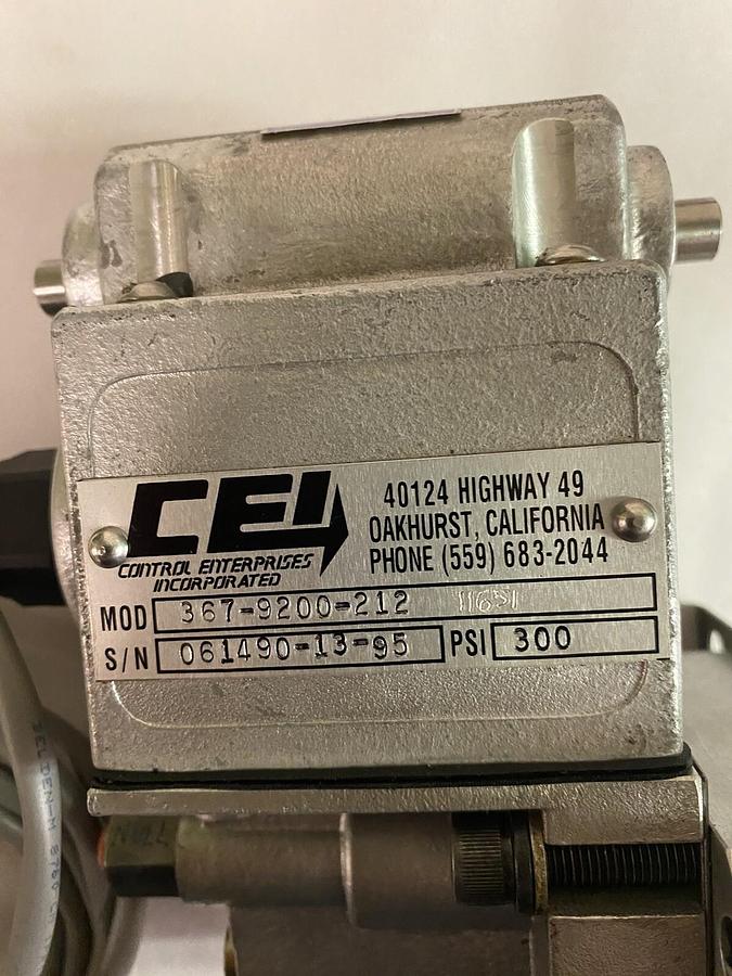 CEI Control Enterprises,367-9200-212,Servo