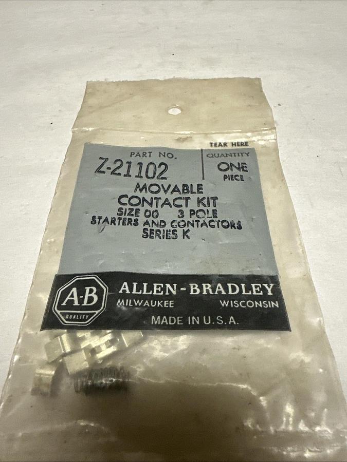 Used Allen-Bradley,Z21102,Size 0 Contact Kit