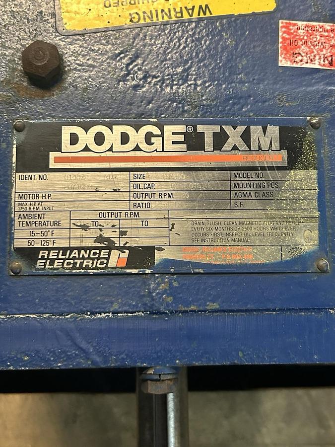 Used DODGE,TXM300,GEAR REDUCER 58.15 RATIO SIZE TXM300