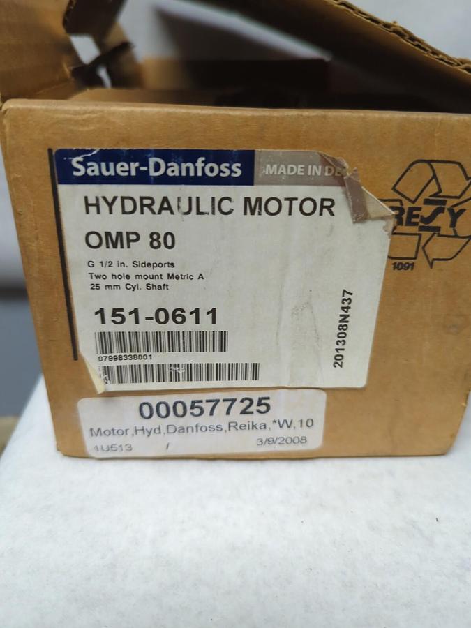 SAUER DANFOSS,151-0611,HYDRAULIC MOTOR OMP 80 NOS