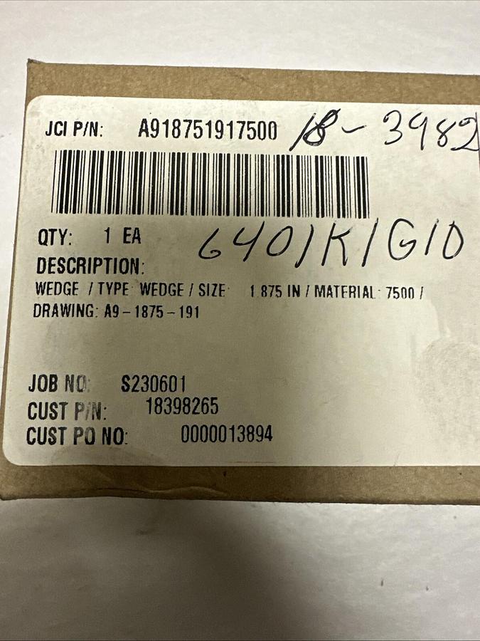 Used John Crane,A9-1875-191,Wedge
