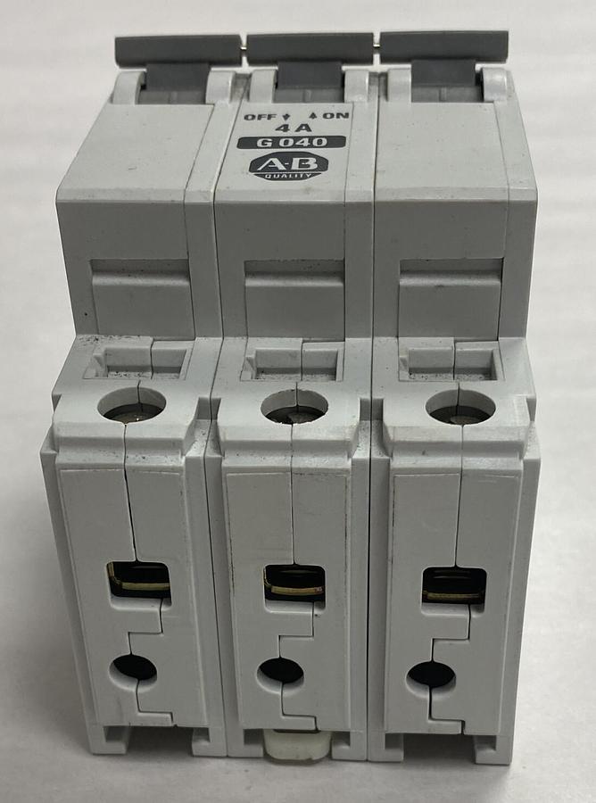 Allen-Bradley,1492-CB3G040,Ser B Circuit Breaker 4Amp 3 Pole NOS
