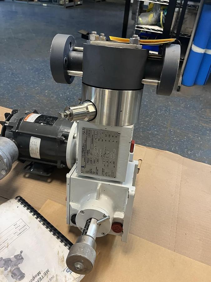 Used SABI POMPE,SPRDM8X20,CHEMICAL METERING PUMP W/ EXPLOSION PROOF MOTOR