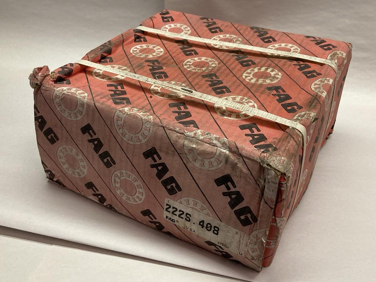 Used Fag,222S.408,Split Spherical Roller Bearing 4-1/2 Inch Bore