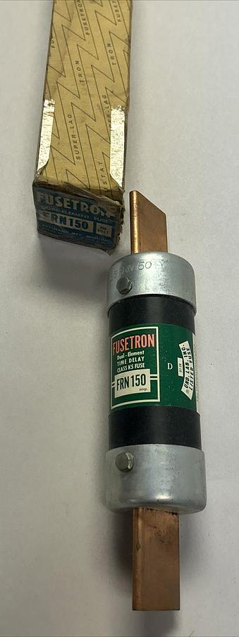 BUSSMANN,FRN-150,FUSETRON FUSE 150A 250V NOS
