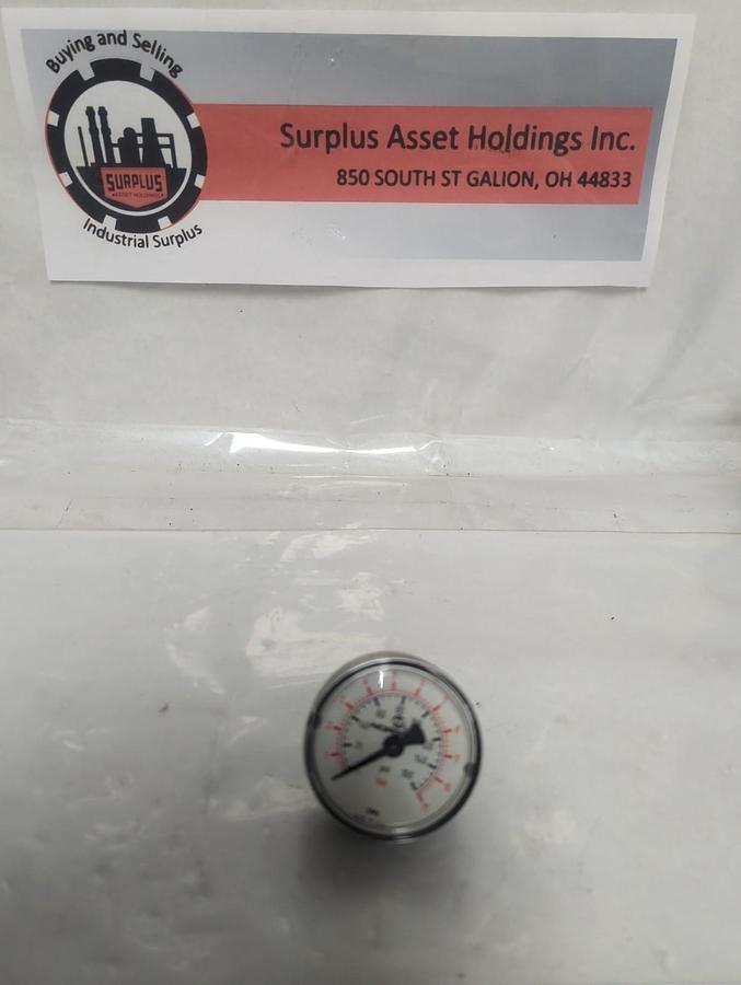 Used NORGREN,0-160,PRESSURE GAUGE 0-160PSI 0-11 BAR PRE-OWNED