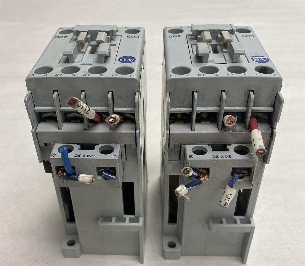 Used Allen-Bradley,100-C09Z*400,Contactor Lot Of 2