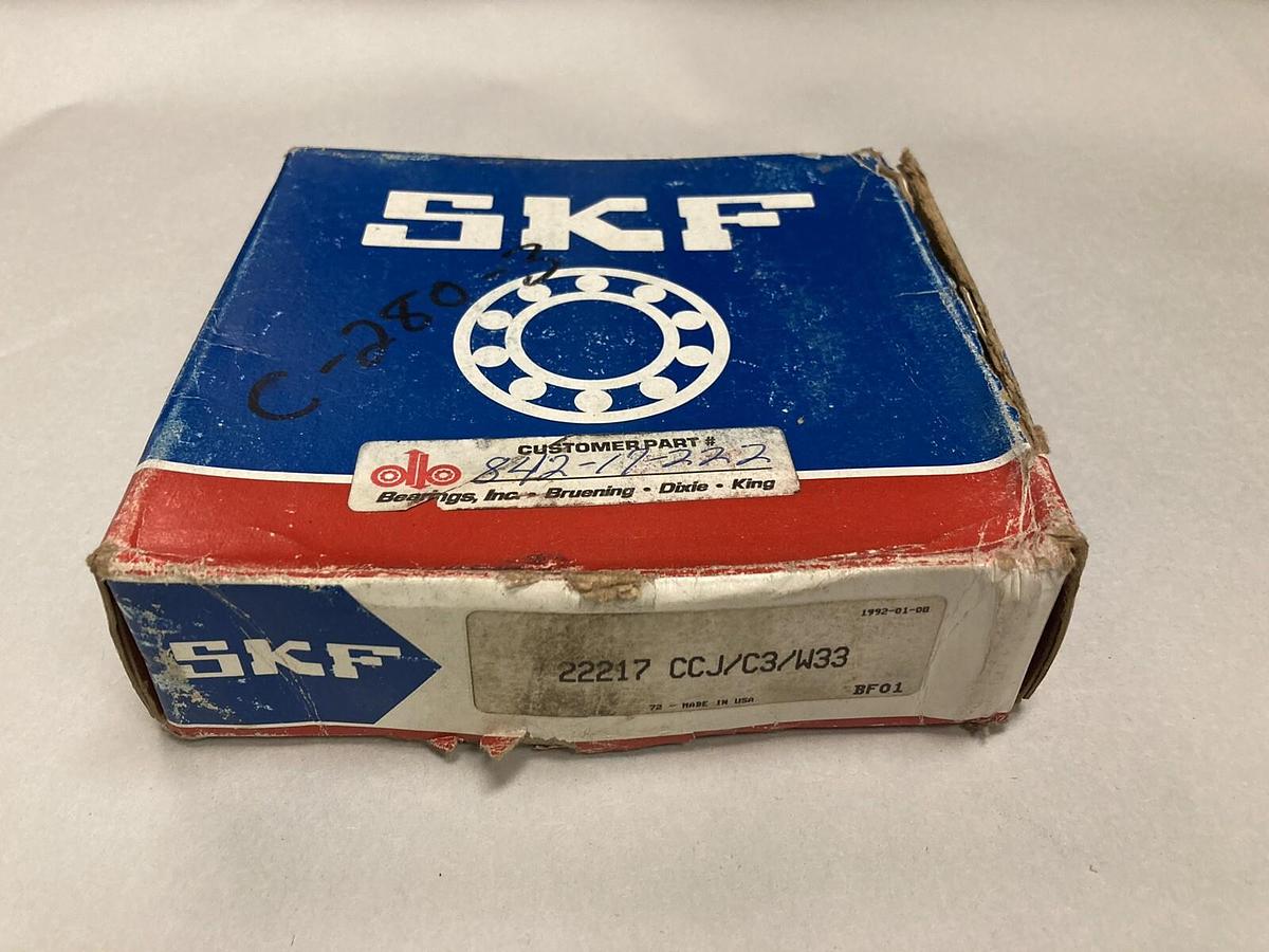 Used SKF,22217 CCJ/C3/W33,Spherical Roller Bearing
