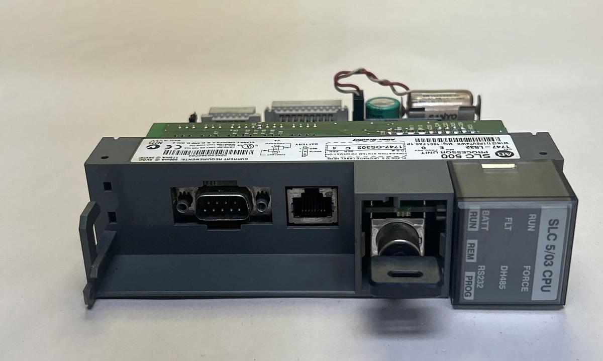 Used ALLEN-BRADLEY,1747-L532,SLC500 PROCESSOR UNIT