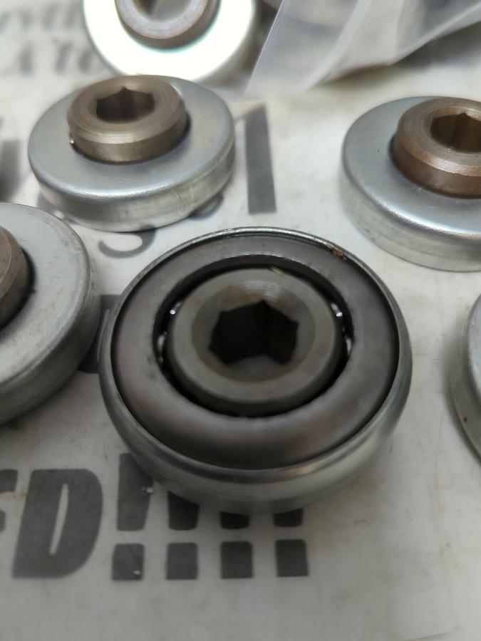 LITTON,190-PL,HEX BALL BEARING 1/2 INCH BORE LOT OF 37 NOS