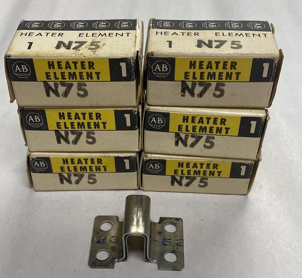 Allen Bradley,N75,Thermal Overload Lot Of 6 NOS