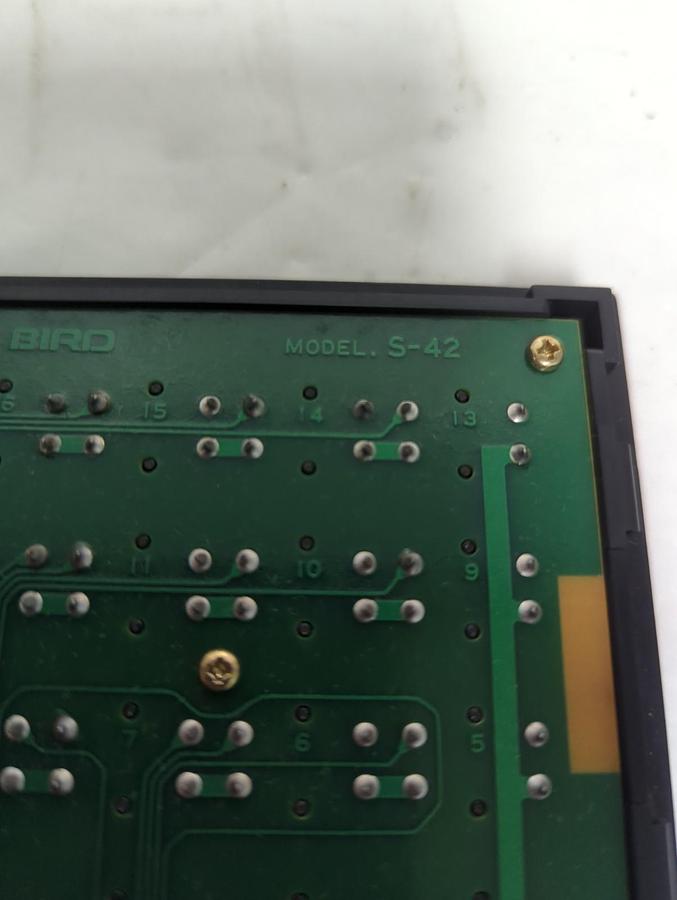 Used BIRD,S-42,KEYPAD SWITCH PRE-OWNED