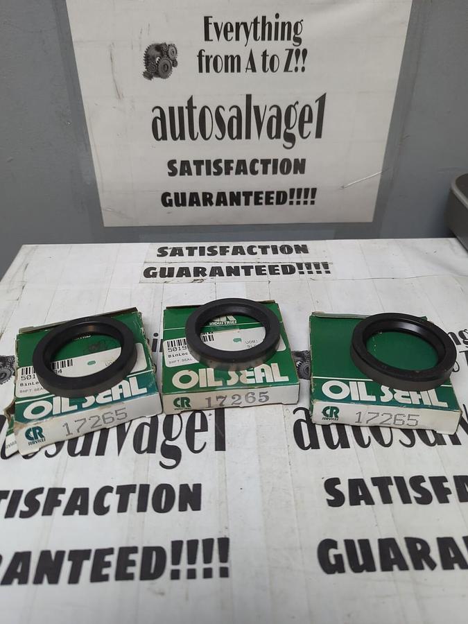 CHICAGO RAWHIDE,17265,OIL SEALS 1.75 IN X 2.374 IN LOT OF 3 NOS