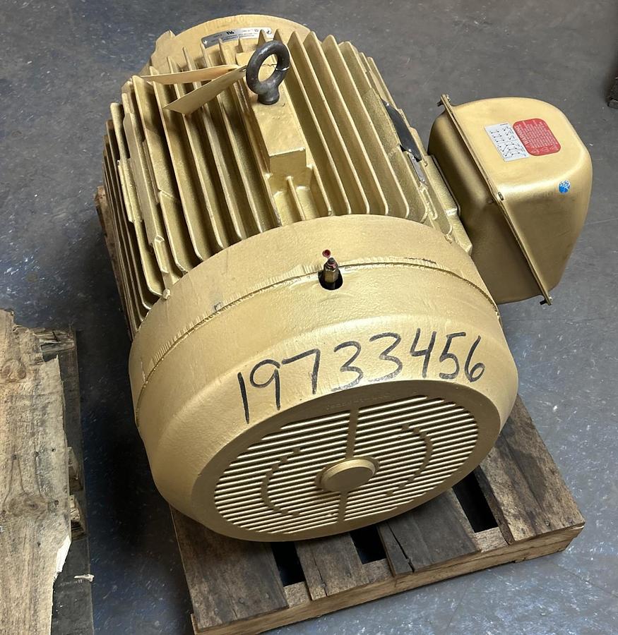 Used BALDOR,EM4316T,SUPER-E MOTOR 75HP 1780RPM 240/460V 3PH 365T FRAME