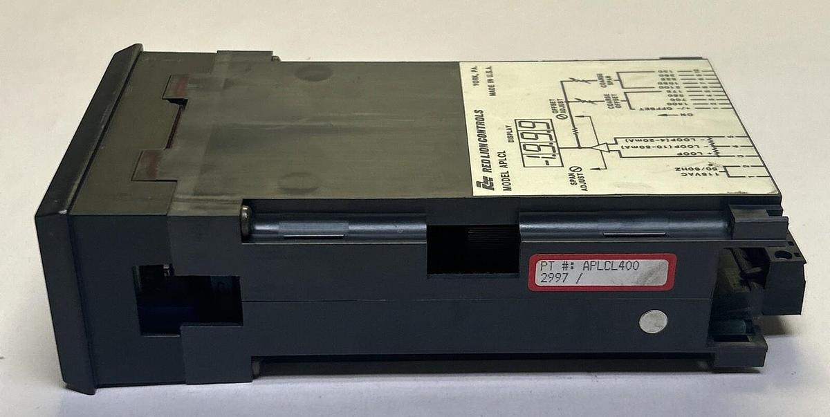 Used RED LION CONTROLS,APLCL400,CURRENT LOOP INDICATOR METER