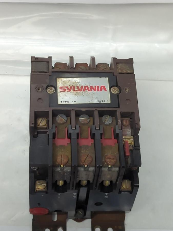 Used SYLVANIA,T13U31,MOTOR STARTER 27 AMP SIZE 1 PRE-OWNED