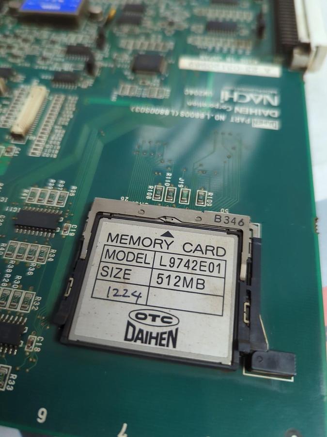Used NACHI DAIHEN,L88005(L8800S03),CIRCUIT BOARD MEMORY CARD UM204C PRE-OWNED