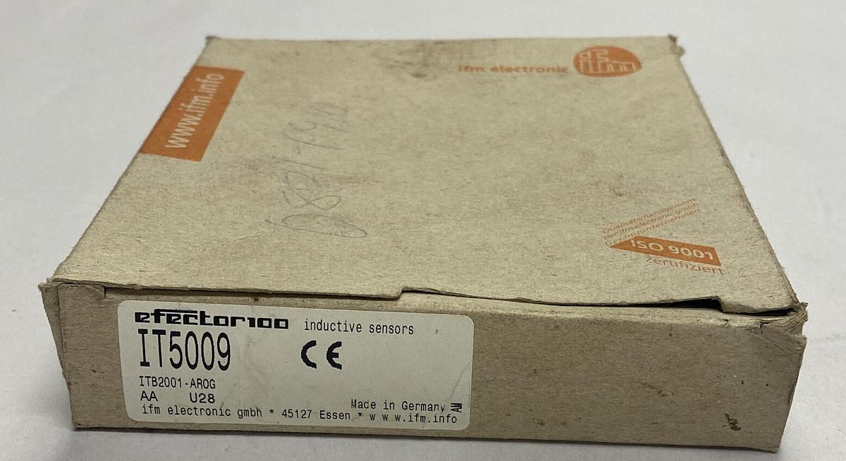 IFM EFECTOR,IT5009 ITB2001-AROG,INDUCTIVE PROXIMITY SENSOR SWITCH NOS