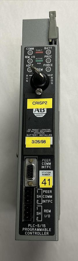 Used ALLEN BRADLEY,1785-LT,PROCESSOR MODULE