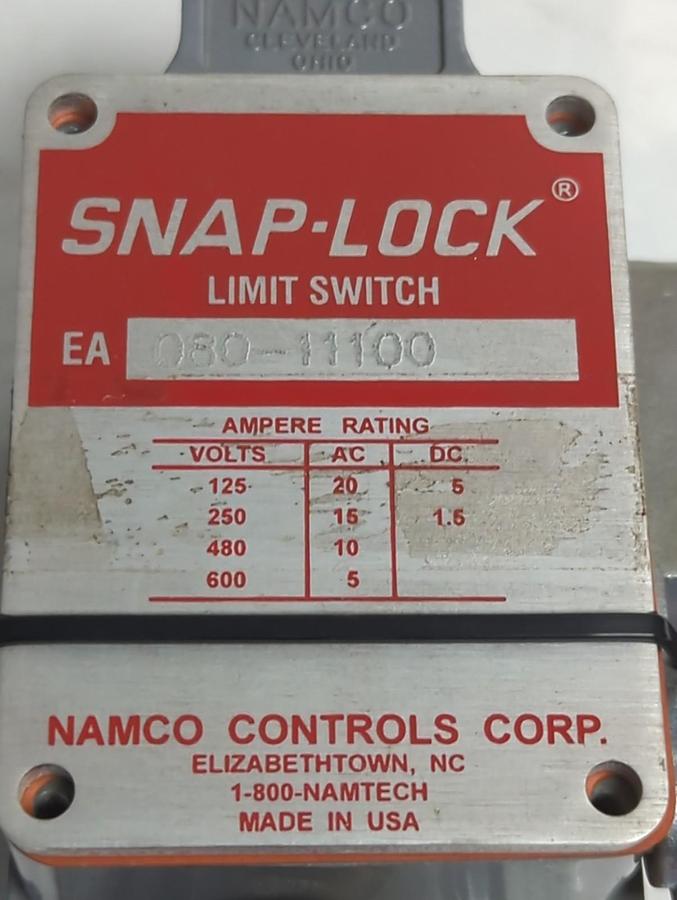 Used NAMCO,EA 080-11100,SNAP-LOCK LIMIT SWITCH PRE-OWNED