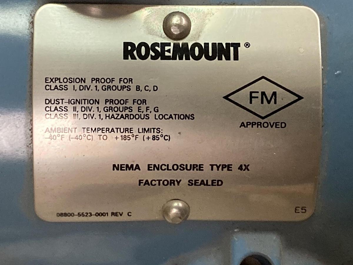 Rosemount,Model 8800,Vortex Flowmeter Extended Temperature Range Sensor