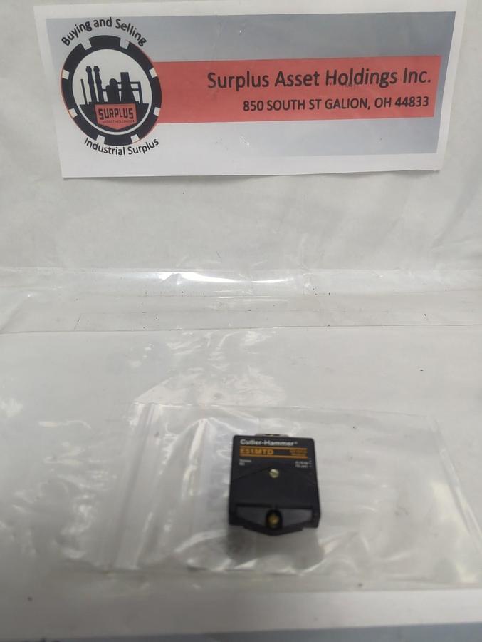 Used CUTLER-HAMMER,E51MTD,OFF DELAY MODULE 0.15 TO 15 SECONDS PRE-OWNED